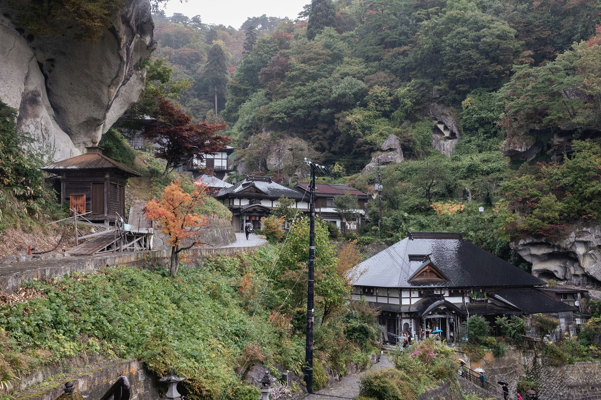 山形縣山寺的千階石梯