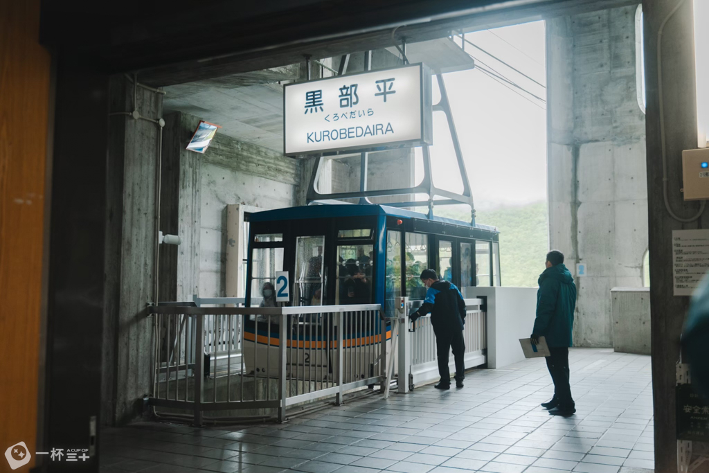 立山空中纜車示意圖